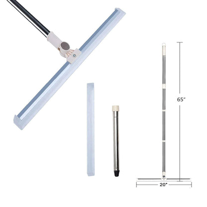 Multi-Functional Silicone Floor Sweeper for Wet & Dry Cleaning | Wipers for Bathroom Floor